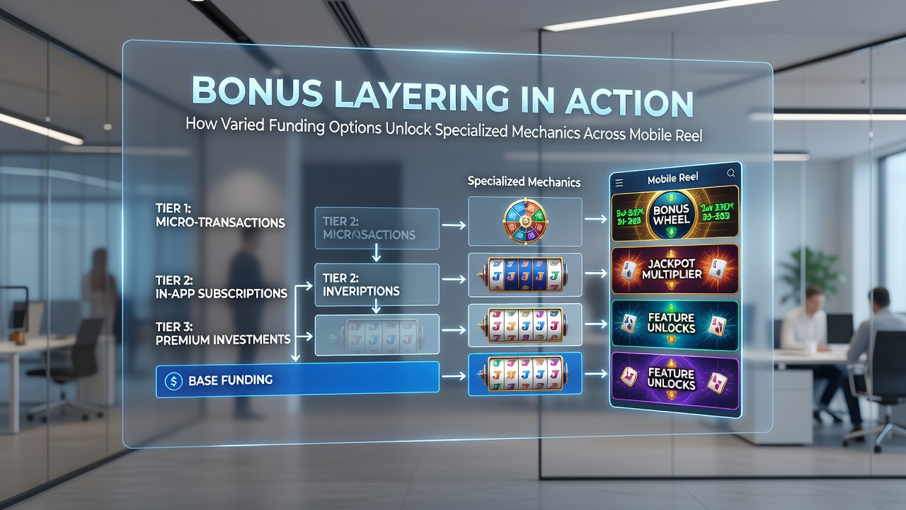 Darstellung von Finanzierungsoptionen und ihren Auswirkungen auf Feature-Auslösungen in mobilen Casino-Sessions