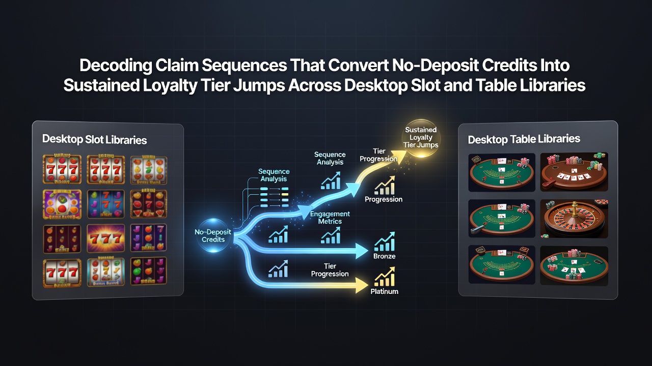 Desktop-Interface mit Slot- und Tischspielen sowie Loyalty-Tier-Progression
