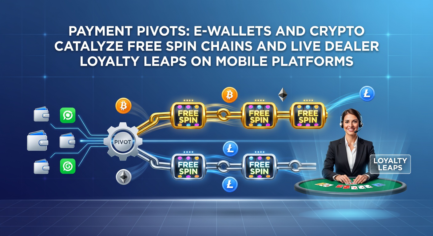 Mobile Casino App mit E-Wallet und Crypto-Zahlungsoptionen, die Free-Spin-Boni und Live-Dealer-Tische aktivieren